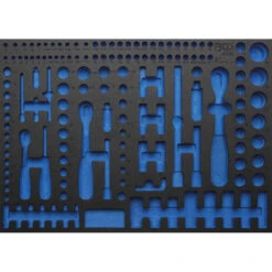 BGS Werkstattwageneinlage 3/3 Leer Für Steckschlüssel-Satz 192-teilig
