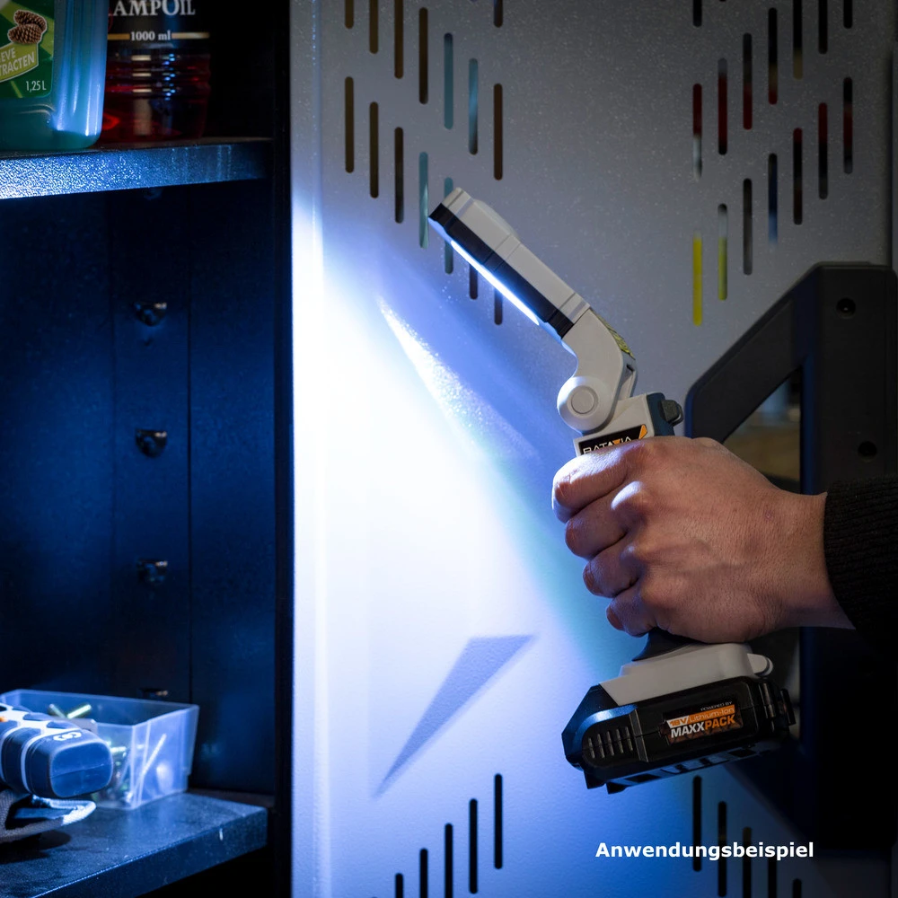 Batavia LED-Akku-Arbeitsleuchte Mit Drehgelenk 2 Batavia LED-Akku-Arbeitsleuchte Mit Drehgelenk - Image 2