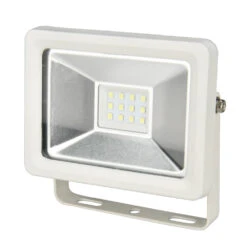 LED Flutlichtstrahler 10 W Aus Aluminium In Weiß