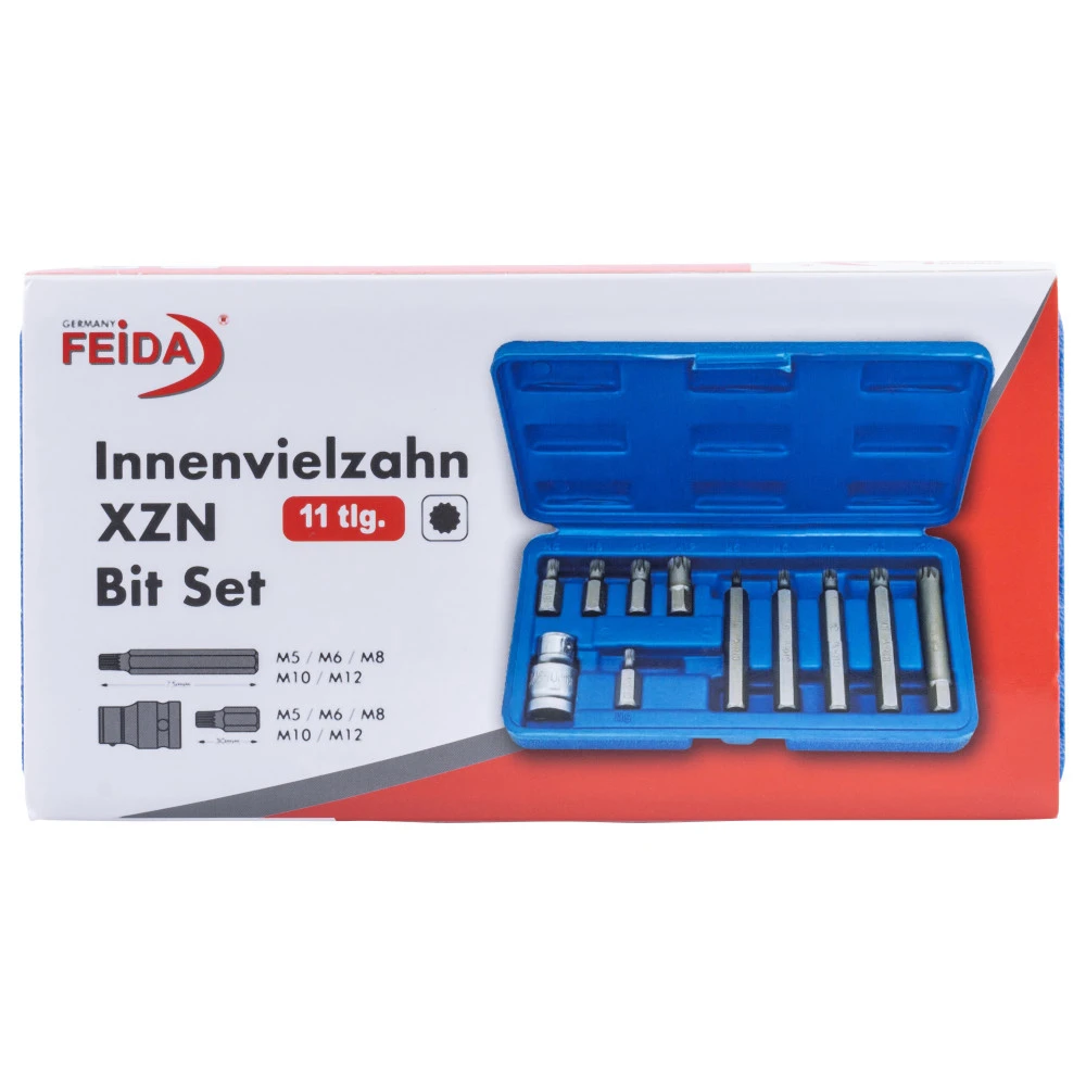 Feida XZN-Bit-Satz 11-teilig Aus CrV 3 Feida XZN-Bit-Satz 11-teilig Aus CrV - Image 3
