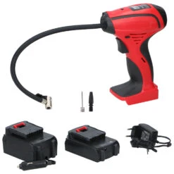 Dunlop Mobiler Druckluftkompressor 8 Bar Mit Zubehör